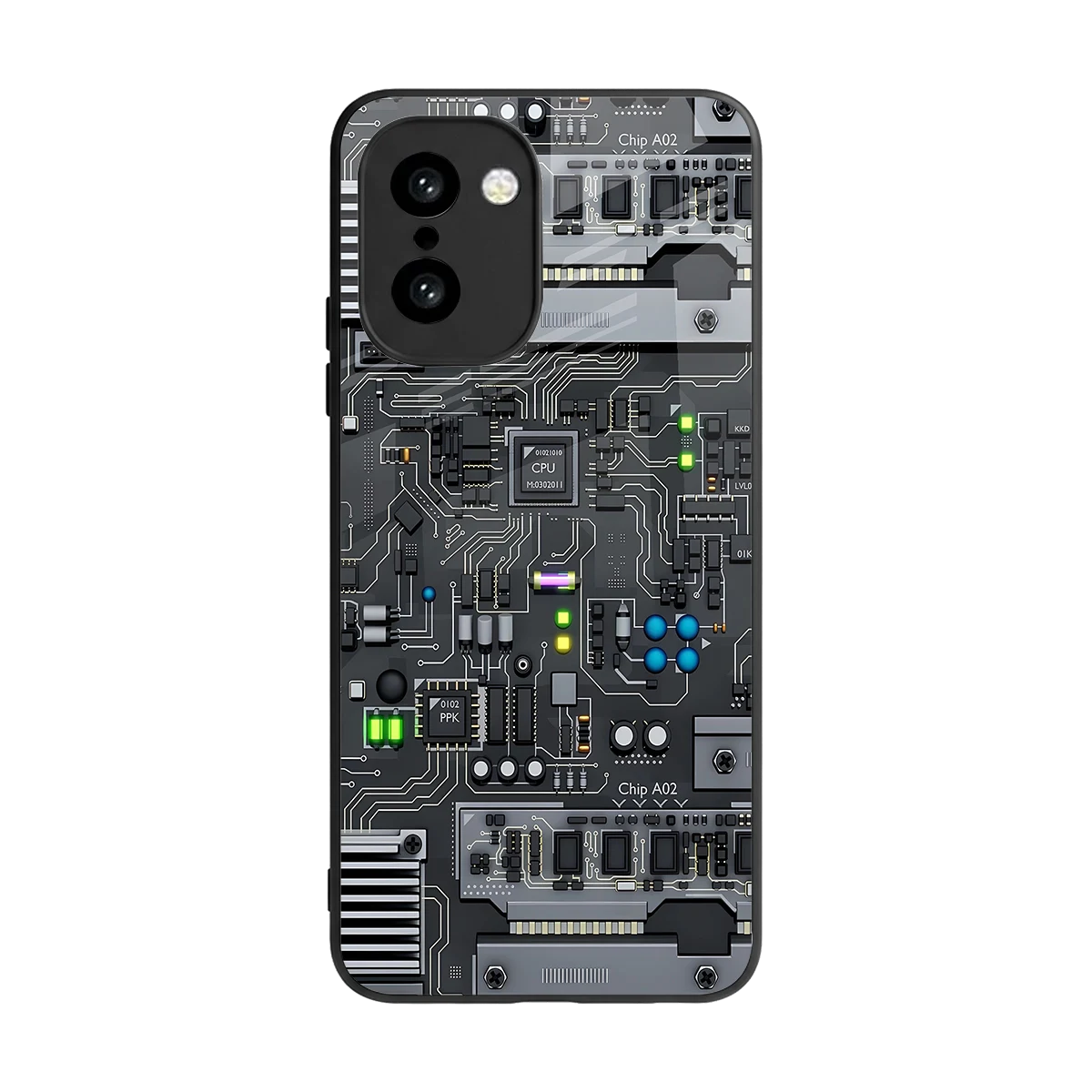 Cybercore back phone cover | glass case for oneplus 15r