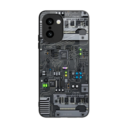 Cybercore back phone cover | glass case for oneplus 15r