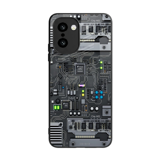 Cybercore back phone cover | glass case for oneplus 15r