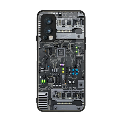 Cybercore back phone cover | glass case for oneplus nord 2