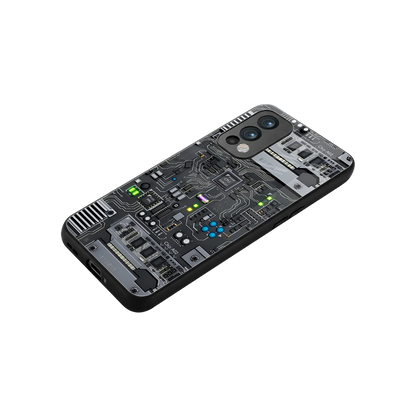 Cybercore stylish phone case for oneplus nord 2 | glossy glass and slim fit