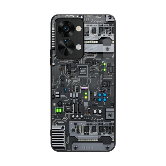 Cybercore back phone cover | glass case for oneplus nord 2t