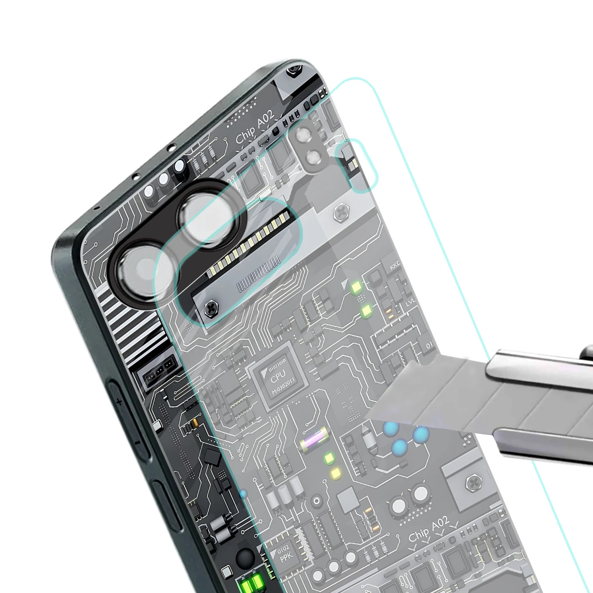 Cybercore stylish phone case for oneplus nord 4 | glossy glass and slim fit