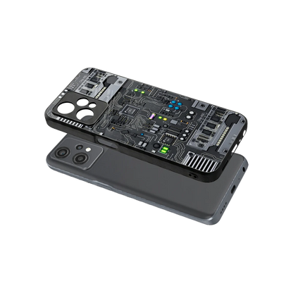 Cybercore sleek oneplus nord ce 2 lite cover with tempered glass back and TPU edges
