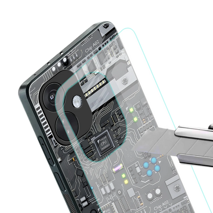 Cybercore stylish phone case for oneplus nord ce 3 | glossy glass and slim fit