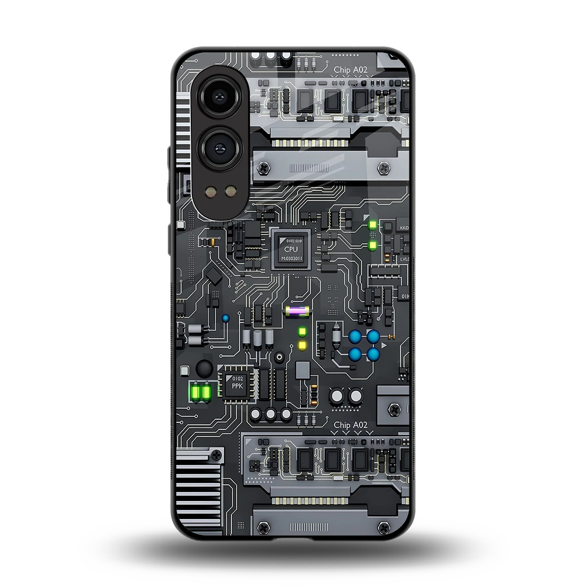 Cybercore back phone cover | glass case for oneplus nord ce 4 lite