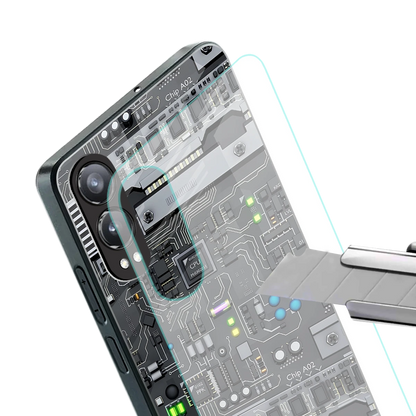 Cybercore stylish phone case for oneplus nord ce 4 lite | glossy glass and slim fit