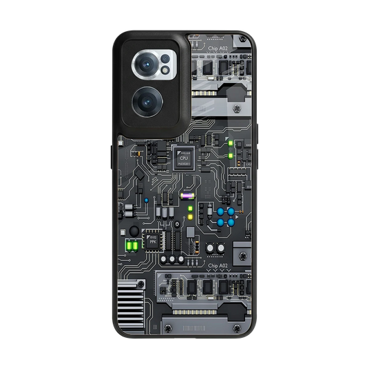 Cybercore back phone cover | glass case for oneplus nord ce 2