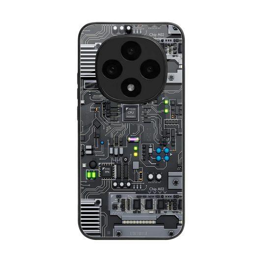 Cybercore back phone cover | glass case for oppo f31 pro 5g