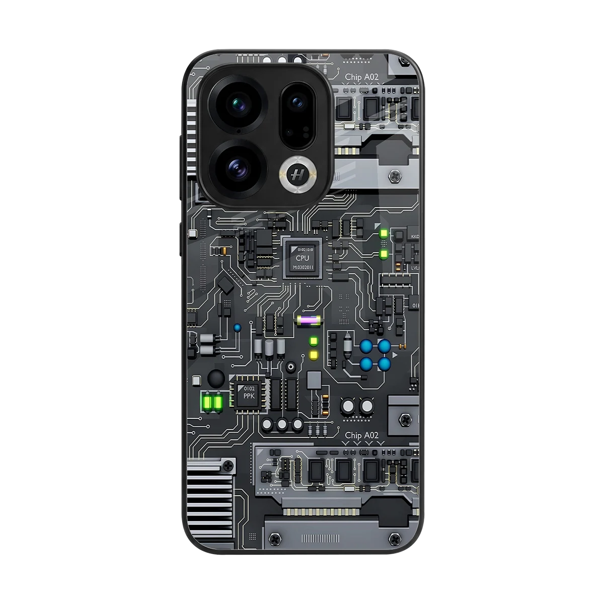 Cybercore back phone cover | glass case for oppo find x9