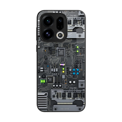 Cybercore back phone cover | glass case for oppo find x9