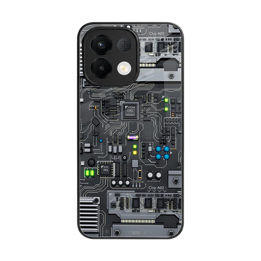 Cybercore back phone cover | glass case for oppo k13 5g
