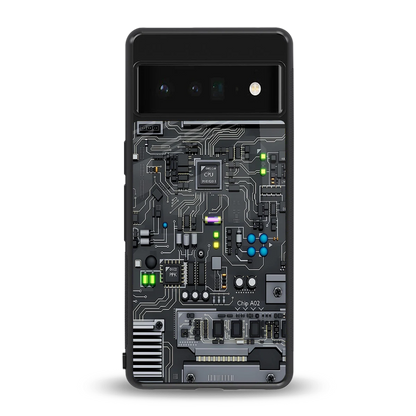 Cybercore back phone cover | glass case for google pixel 6 pro
