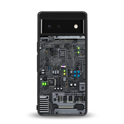 Cybercore back phone cover | glass case for google pixel 6