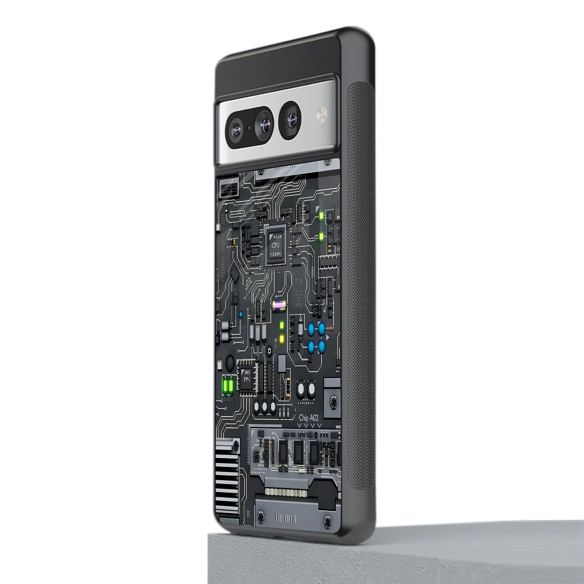 Cybercore stylish phone case for google pixel 7 pro | glossy glass and slim fit