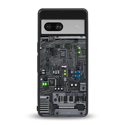 Cybercore back phone cover | glass case for google pixel 7a