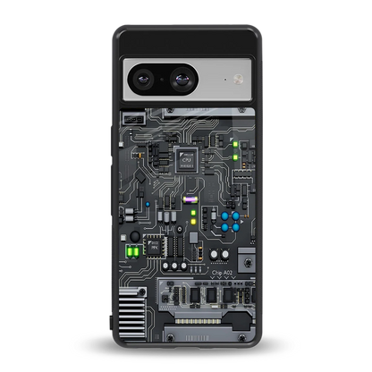 Cybercore back phone cover | glass case for google pixel 8