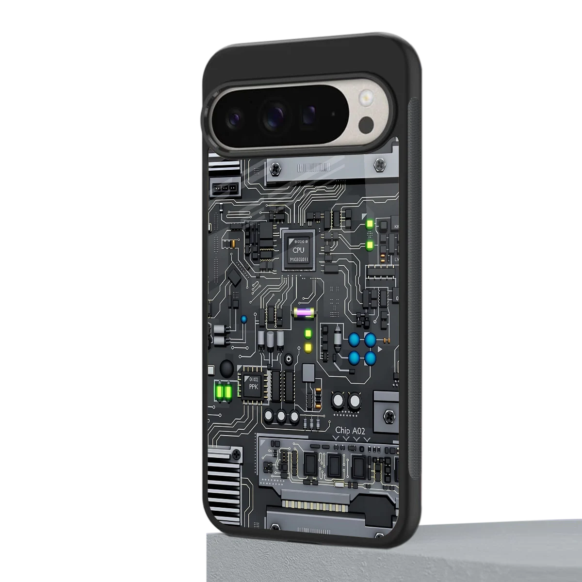 Cybercore google pixel 9 pro xl mobile cover | shockproof glass phone case