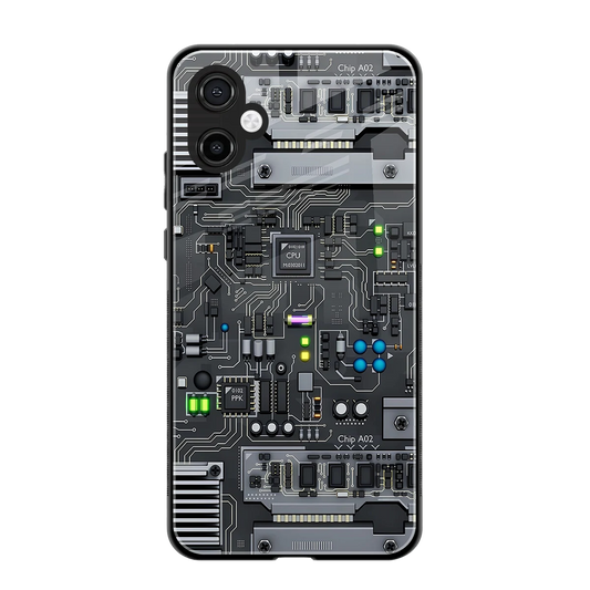 Cybercore back phone cover | glass case for samsung galaxy a06 5g