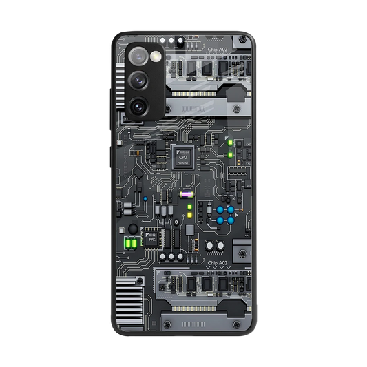 Cybercore back phone cover | glass case for samsung galaxy s20 fe