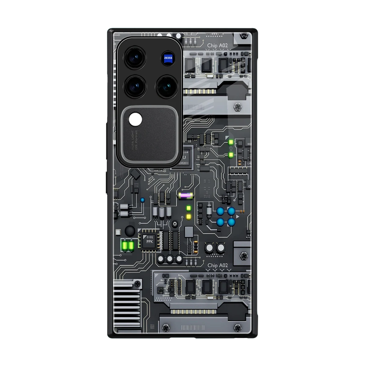 Cybercore back phone cover | glass case forvivo v30 pro