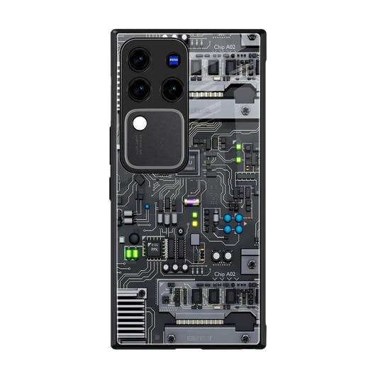 Cybercore back phone cover | glass case forvivo v30 pro
