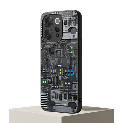 Cybercore vivo v70 mobile cover | shockproof glass phone case
