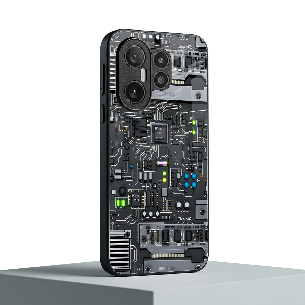 Cybercore vivo x200 fe mobile cover | shockproof glass phone case