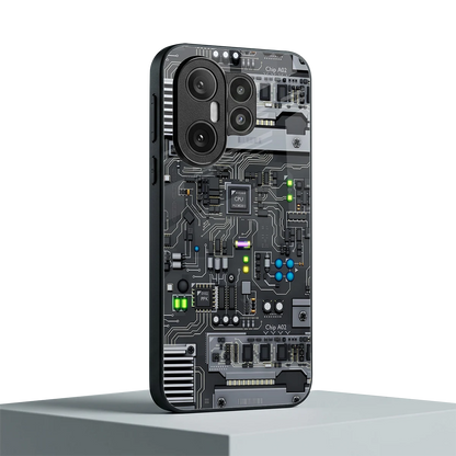 Cybercore vivo x200 fe mobile cover | shockproof glass phone case
