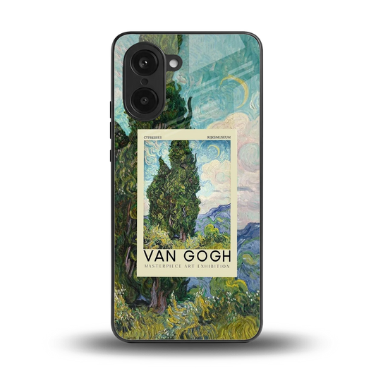 Cypresses back phone cover | glass case for oneplus nord ce5 5g