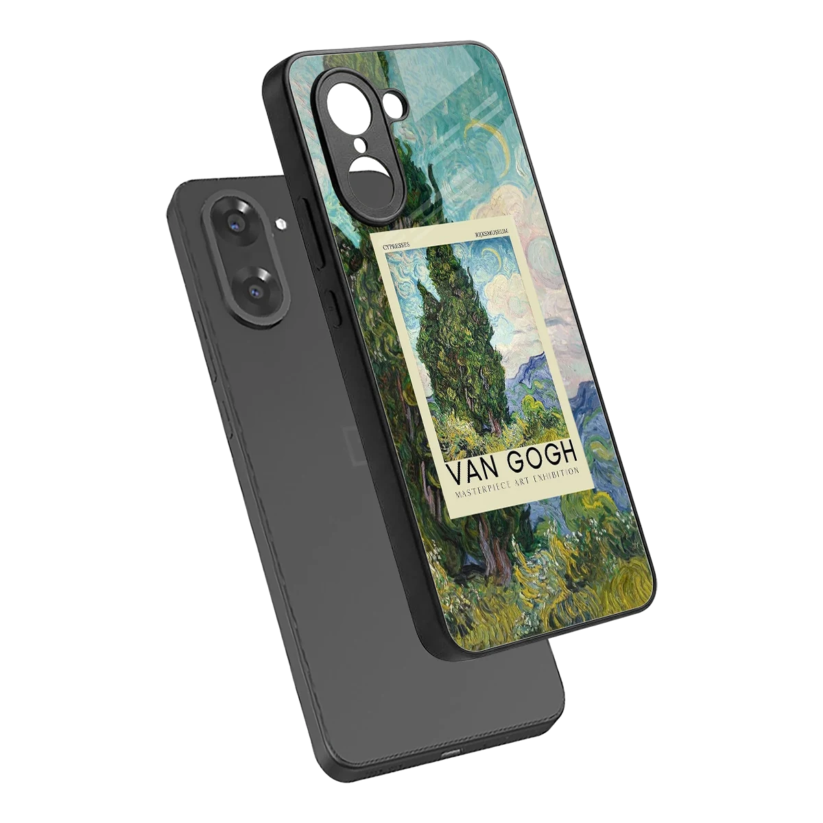 Cypresses sleek oneplus nord ce5 5g cover with tempered glass back and TPU edges