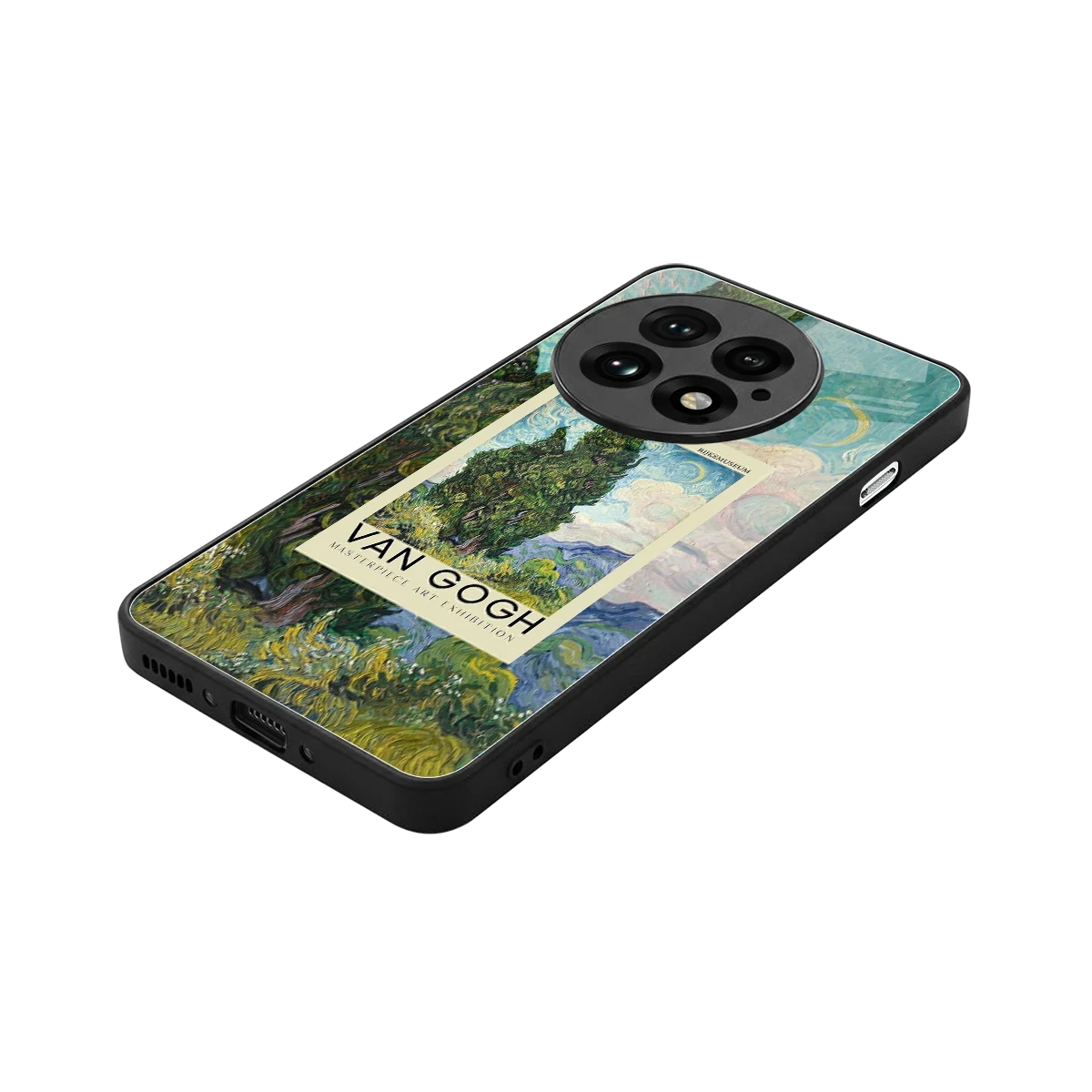 Cypresses stylish phone case for oneplus 13 | glossy glass and slim fit