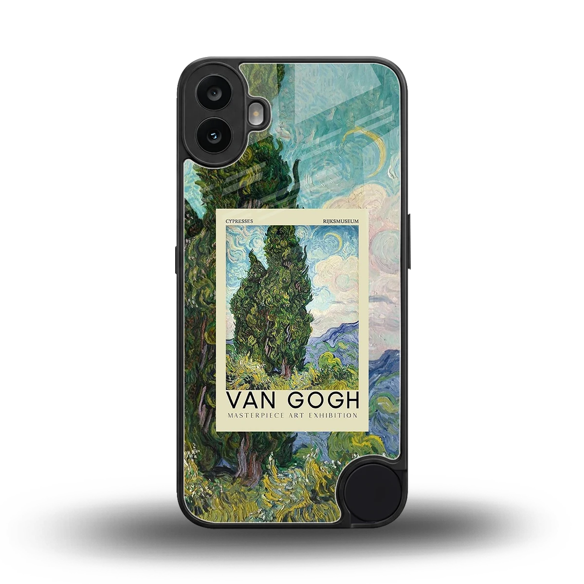 Cypresses back phone cover | glass case for cmf nothing phone 1