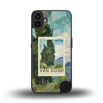 Cypresses back phone cover | glass case for cmf nothing phone 1