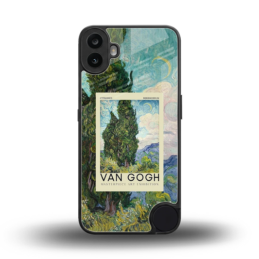 Cypresses back phone cover | glass case for cmf nothing phone 1
