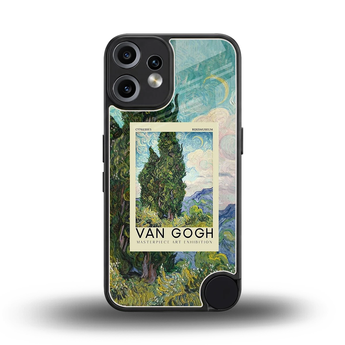 Cypresses back phone cover | glass case for cmf nothing phone 2 pro