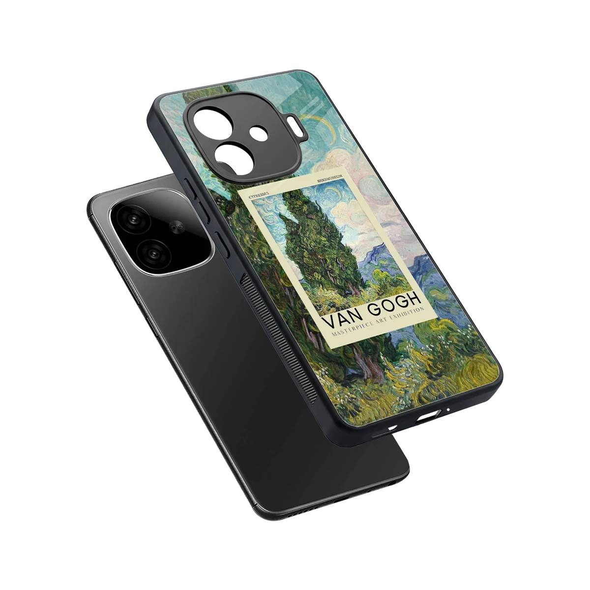 Cypresses sleek iqoo neo 10r 5g cover with tempered glass back and TPU edges