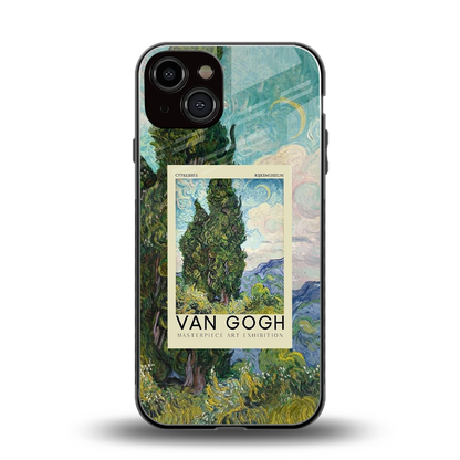 Cypresses back phone cover | glass case for iphone 14