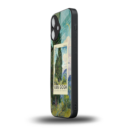 Cypresses iPhone 16 mobile cover | shockproof glass phone case