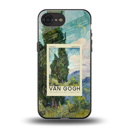 Cypresses back phone cover | glass case for iphone 16e
