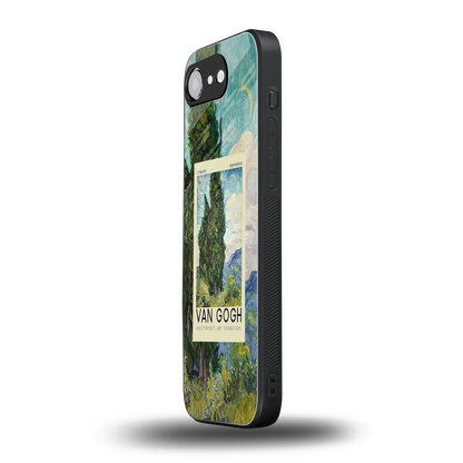 Cypresses iphone 16e mobile cover | shockproof glass phone case