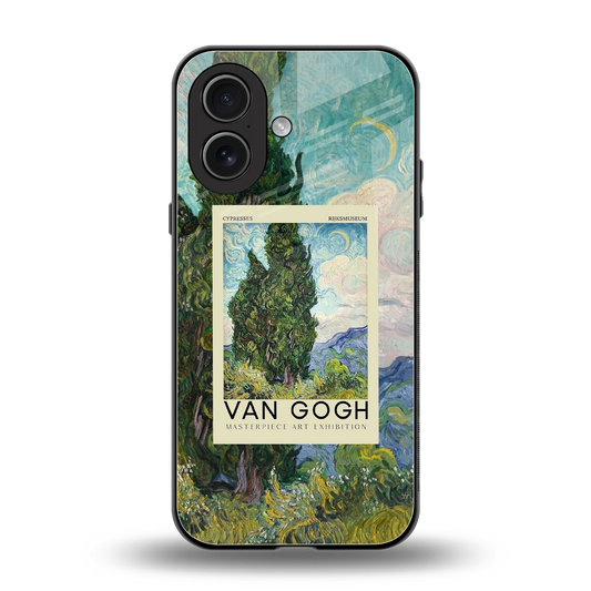 Cypresses back phone cover | glass case for iphone 17