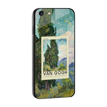Cypresses sleek iphone 6s plus cover with tempered glass back and TPU edges