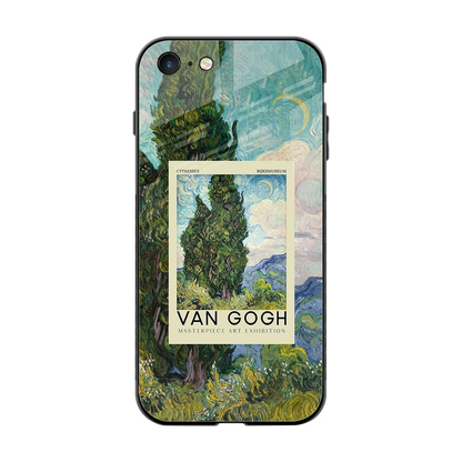 Cypresses back phone cover | glass case for iphone 8