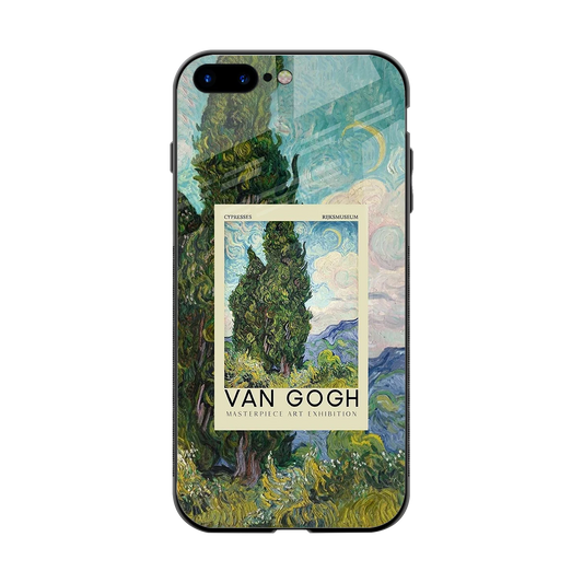 Cypresses back phone cover | glass case for iphone 7 plus