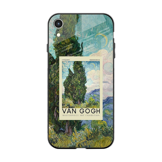 Cypresses back phone cover | glass case for iphone xr