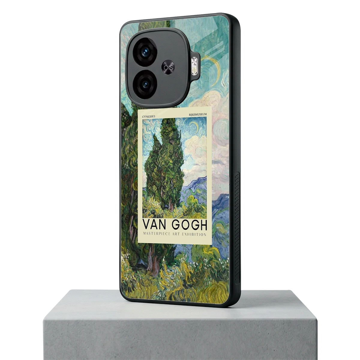 Cypresses iqoo neo 10r 5g mobile cover | shockproof glass phone case