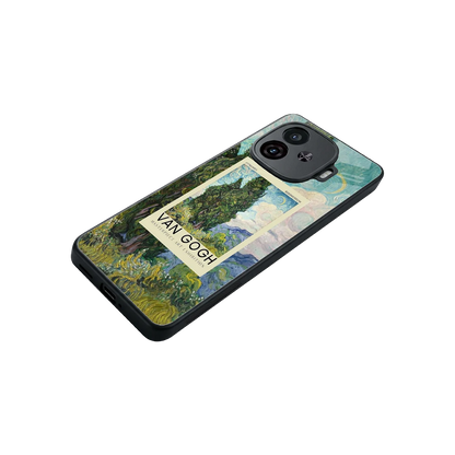 Cypresses stylish phone case for iqoo neo 10r 5g | glossy glass and slim fit