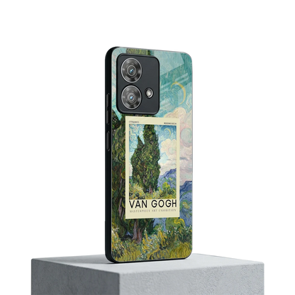 Cypresses motorola edge 40 neo 5g mobile cover | shockproof glass phone case