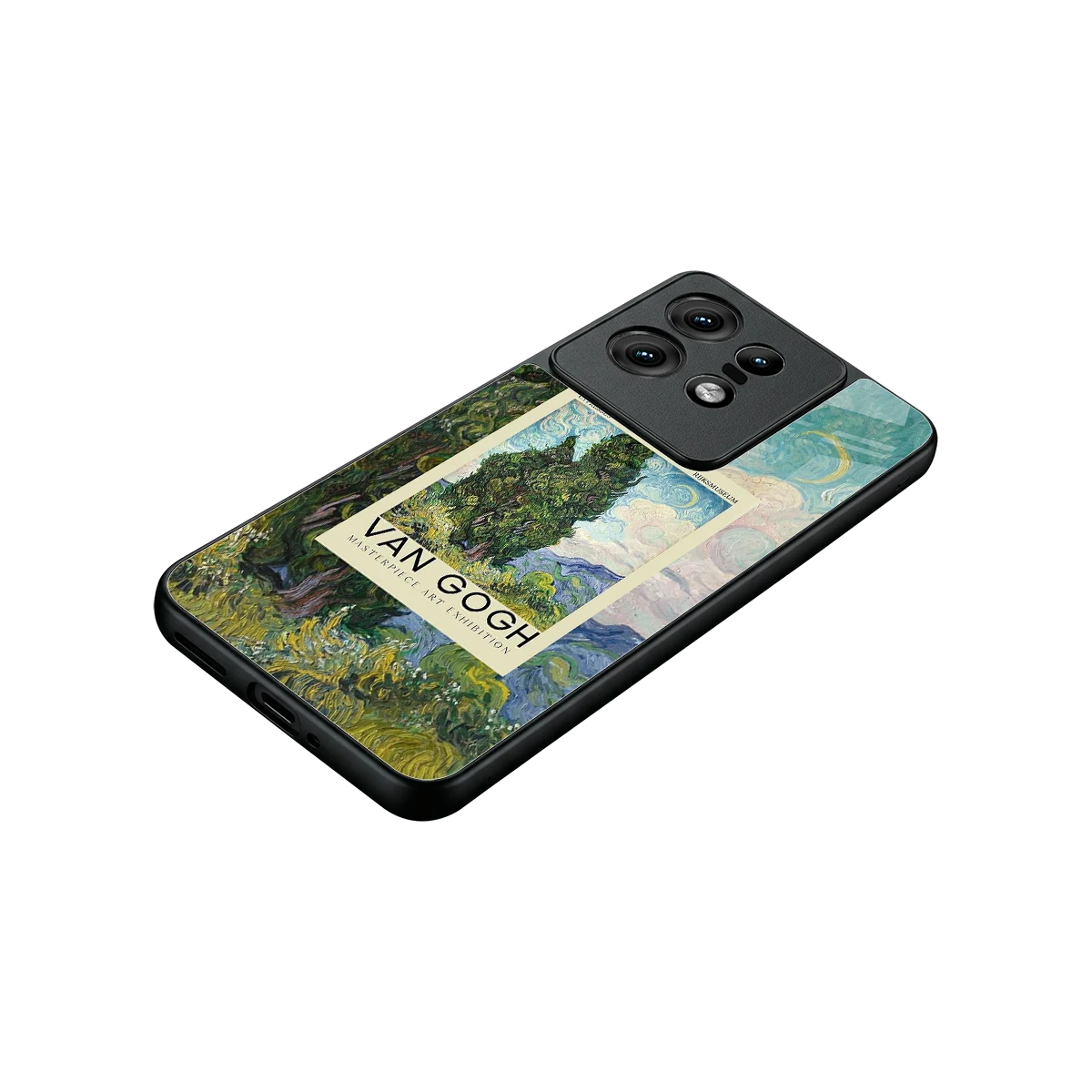 Cypresses stylish phone case for motorola edge 50 pro | glossy glass and slim fit